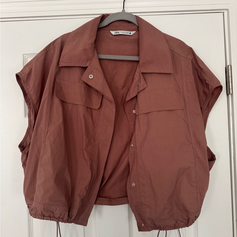 Zara Pink Casual Jacket